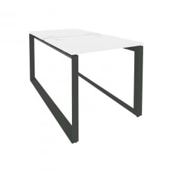 Рабочая станция на О-образном м/к ОНИКС О.МО-Д.РС-2.0.7 Белый Бриллиант/Антрацит / ONIX O.MO-D.RS-2.0.7