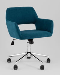 Стул офисный РОСС рогожка синий / ROSS