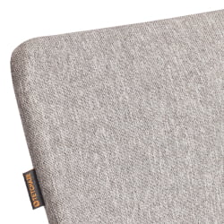 Металлический стул La Rousse NEW, ткань рогожка, серый/черный, 3M 16/2, 45x55x93 см