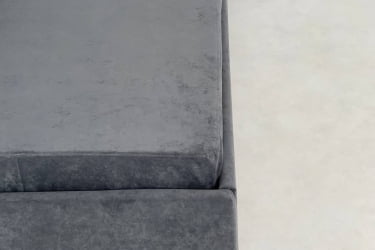 Односпальная кровать с подъемным механизмом Бест (Тахта) КМ.T-15 графит (велюр)