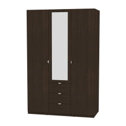 Шкаф распашный Р-198х135х45-3-ТР-М(Венге) / R-198х135х45-3-TR-M(Венге)