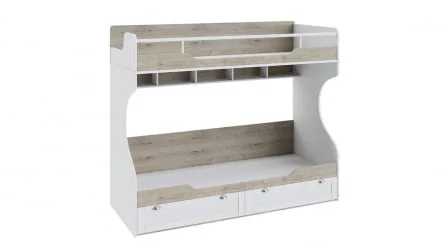 Двухъярусная кровать (без лестницы) Ривьера ТД-241.11.01