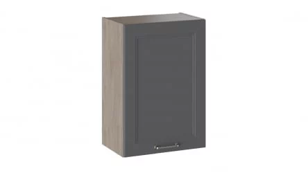 Шкаф навесной Одри В_72-50_1ДР Дуб Сонома трюфель/Серый шелк