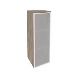 Шкаф средний узкий левый ОНИКС О.СУ-2.4Р(Л) Тиквуд Темный / ONIX O.SU-2.4R(L)