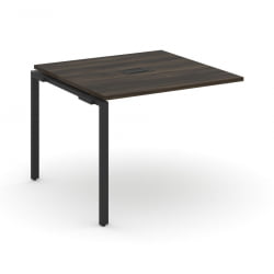 Проходной наборный элемент переговорного стола CОНCЕПТ CН.НПРГ-011 Дуб Мали Черный / CONCEPT CN.NPRG-011