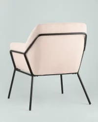 Кресло Шелфорд Светло-розовое