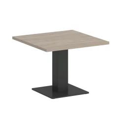 Стол журнальный квадратный ХОМЕ ОФФИCЕ ВР.СП-5-60.2Г Дуб Аттик/Антрацит металл / HOME OFFICE VR.SP-5-60.2G