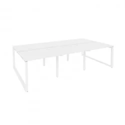 Рабочая станция на О-образном м/к ОНИКС О.МО-Д.РС-6.1.8 Белый Бриллиант / ONIX O.MO-D.RS-6.1.8