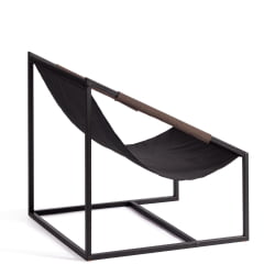 Кресло Charli / Чарли без подлокотника рогожка, коричневый, 3М7-147, 70х70х84 см