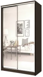 Двустворчатый гардеробный шкаф Хит-23-12-55 Аруба Венге