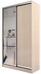 Шкаф-купе эконом Хит-24-14-15 Дуб млечный