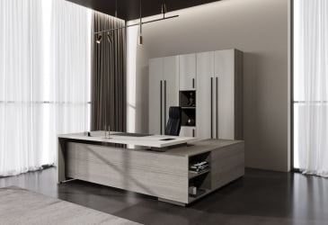 Кабинет руководителя VELION №1 Аметист Дуб Сильвер