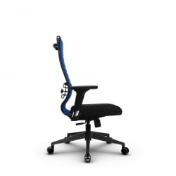 Кресло офисное МЕТТА B 2b 19/2D, Основание 17832 Комплект 4 Синее Черное