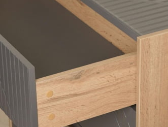 Комод в спальню Монако 902.18 Дуб Вотан Оникс Графит