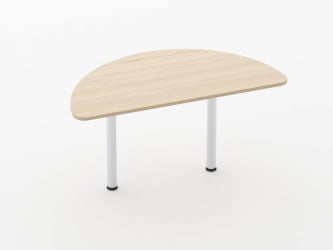 Приставка-полукруг для двух столов Glassy 2.18 Туя