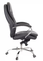 Кресло для руководителя Еверпроф Валенсиа М Экокожа Черный / Everprof Valencia M