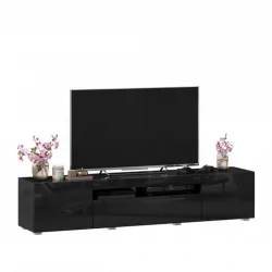 ТВ тумба Бруклин ЛД 685.020.000 М Черный глянец