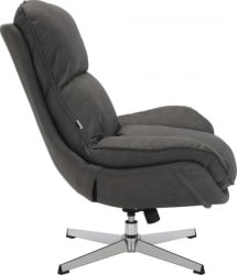 Кресло-реклайнер Еверпроф Манго Ткань Темно-серый / Everprof Mango
