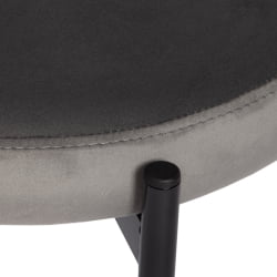 Стул REVO (mod. 7033) ткань/металл, 47х54х82 см, высота до сиденья 47 см, серый barkhat 26/черный