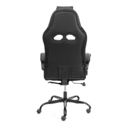 Кресло Арена металБЛ кож/зам, черный/черный карбон, 36-6/карбон черный / Arena metalBL