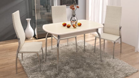 Стул Комфорт Бежевый Аллигатор к/з 218