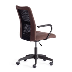 Кресло STAFF STAFF флок/ткань, коричневый/черный, 6/W-11