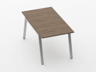 Л-образный металлический каркас с траверсами Deka 74.145.08 К Металлик матовый муар