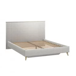 Кровать двуспальная 1600 Шелли EL-6B Серая