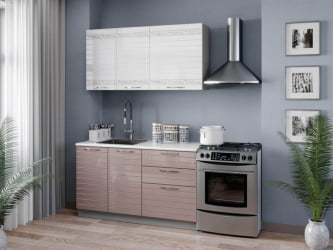 Шкаф кухонный 450 Анастасия ЛД 060.851.000 Белый