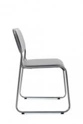 Кресло Nix RCH OMKL-01 Серый/Металл окрашенный Хром