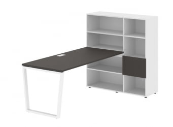 Рабочая станция ЕДИС ЕВРСТ 1217 Мокко Белый Белый / EDIS EVRST