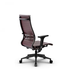 Кресло офисное МЕТТА Комплект 10/2D, Основание 17832 Комплект 4 Бордовое