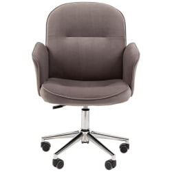 Офисное кресло CHAIRMAN HOME 130 велюр Серый