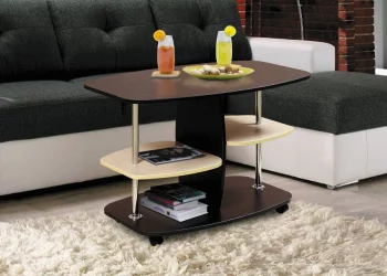 Стол журнальный №2 Итальянский орех/Кедр (матовый)