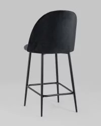 Стул полубарный Марсель ПЛ велюр Черный