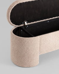 Банкетка Такс с местом для хранения букле капучино / Taks