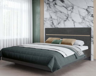 Кровать с подъемным механизмом Монако 902.36 Оникс Десерт серый