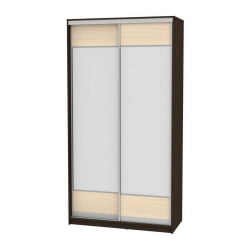 Шкаф-купе Б-220х120х60-1(Венге-ДМ-Д8Д8) / B-220х120х60-1(Венге-ДМ-D8D8)