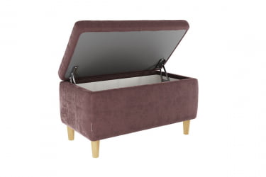 Пуф Чарли 2 PM-004.2 пудра (велюр)