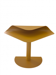 Журнальный столик Cornea металл желтый