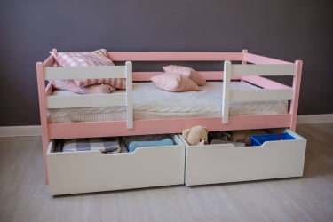 Кровать детская RooRoom VK-1р Розовая