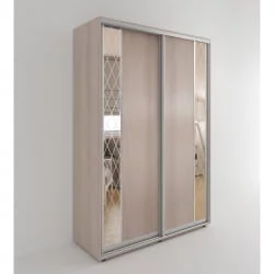 Шкаф-купе в коридор Акцент-Вера ДР 1400х600 Ясень шимо светлый