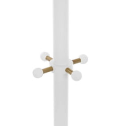 Вешалка для одежды напольная металлическая В 33Н Белый