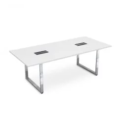 Стол переговорный GLOSS LINE НСП-О.939 Белый Премиум