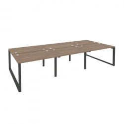 Рабочая станция на О-образном м/к ОНИКС О.МО-Д.РС-6.2.8 Дуб Аризона/Антрацит / ONIX O.MO-D.RS-6.2.8