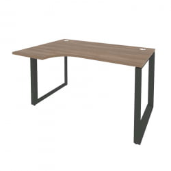 Стол эргономичный левый на О-образном м/к ONIX O.MO-SA-2L Дуб Аризона/Антрацит