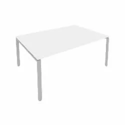 Переговорный стол (1 столешница) Метал СйстемБ.ПРГ-1.5 Белый/Серый / Metal SystemБ.ПРГ-1.5