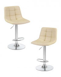 Стул барный DOBRIN TAILOR (кремовый) 2 шт