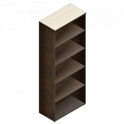 Темный шкаф Р.Ш-1 Венге/дуб молочный