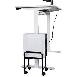 Подставка для системного блока с регулировкой по высоте EUREKA ERK-CS-01B Черная